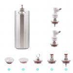 Single Wall Stainless Mini Keg , Food Grade 4L 1 Gallon Mini Keg