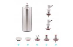 China Single Wall Stainless Mini Keg , Food Grade 4L 1 Gallon Mini Keg supplier