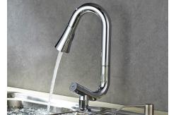 China 360 Degree Rotation Kitchen Basin Faucet Double Mode ROVATE With Brass Body supplier