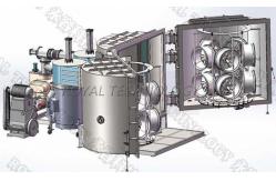China Automotive Wheel PVD Plating Machine ,  Car Rims PVD Chrome Sputtering Vacuum Coating Unit supplier
