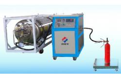 China High Performance Gas Fire Extinguisher Refill Machine For CO2 Fire Extinguisher supplier