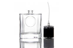 China New Style Glass Perfume Bottles Empty Recyclable Glass Spray Bottle With Cover supplier