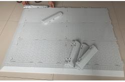 China Weatherproof Interlocking Event Flooring White Portable Flooring For Events supplier