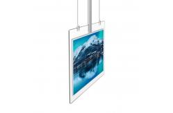 China Super Slim Floor Standing Digital Signage OLED Two Sided Display Transparent 43Inch supplier