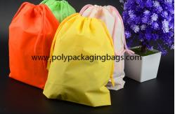 China 0.08mm PE CPE Drawstring Underwear Bags For Laundry supplier