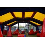 Water proof and fire resistant Inflatable paintball bunker tent for sale