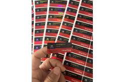 China HCG 5000iu 2ml Glass Vial Labels Waterproof Labels with PAPER/PET/PVC Material supplier
