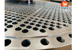 China ASME SB171 C71500 Copper Nickel 70/30 Tubesheet For Heat Exchanger supplier