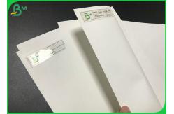 China Degradable160um 192g / m² Thick Waterproof Stone Paper Sheets 70 * 100cm supplier