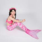 Pink And Blue Mermaid Tails For Swimming / Beach Holiday Mermaid Swimsuit for sale