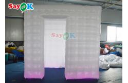 China Indoor Party Led Inflatable Photo Booth Oxford Cloth Material supplier