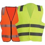 Polyester Mesh Reflective Safety Vest S-5XL 5cm High Visibility Sewing Tape for sale