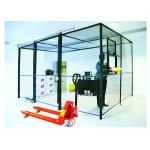 2 Sides Wire Mesh Security Partitions 10 Feet Width 10 Feet Depth 8 Feet High for sale