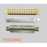3 rows 48P Eurocard DIN 41612 Female PCB Connector Right Angle Terminals