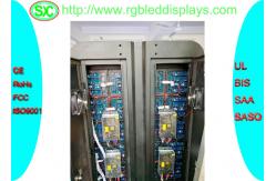 China Programmable Super HD Hanging Led Screen Display Message Picture Back Service supplier