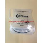 Custom Stand Up Pouch With Spout  / 500ml Transparent Water Bags
