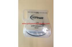 China Custom Stand Up Pouch With Spout  / 500ml Transparent Water Bags supplier