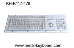 China Vandal - Resistance IP65 Industrial PC Keyboard with 25MM Metal Trackball supplier