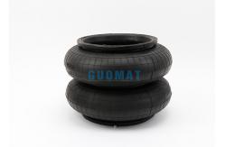 China Flange Connection Double Convoluted Rubber Bellows 350255H-2 / Air Spring Isolator supplier