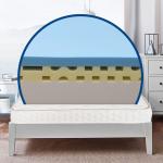 12'' Visco Latex Quilted Memory Foam Mattress With Perfect Pattern
