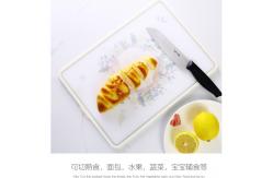 China Rectangle  Anti Skid White Plastic Chopping Board supplier
