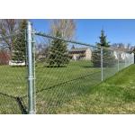 Tennis Court 10 Gauge Chain Link Fence PVC Coated Temporary ISO1461 for sale