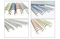 China 1/4 - 3/4 Twin Loop Wire O Binding Supplies 2:1 Pitch supplier