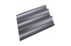 China RK Bakeware China Foodservice NSF Aluminum Nonstick Perforated Baguette Pan supplier