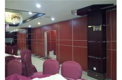 China Customized Aluminum Frame 65mm Hotel Movable Operable Partition Wall For Hotel Hall supplier