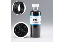 China ROHS Black PVC Compound Granules For Cable Jacket Extrusion Molding supplier