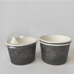 Hot Beverage Paper Bowl In Size 500ml Container For Take Away With Dome Lid for sale