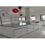 Full Steel Chemistry  Lab Bench  Laboratory Casework Hong Kong With  Pp Sink And Silent Rail System for sale
