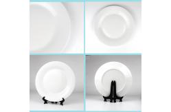 China 8'' 10'' Ceramic White Sublimation Plates Home Plate Sublimation Blank supplier