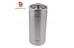 China 4L Small Stainless Mini Keg Single Wall Customized Logo supplier