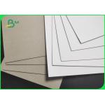 One Side White Laminated Thick Paper Cardstock 1000gsm Grey Back for sale