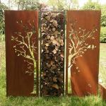 Square Oem / Odm Corten Cladding Panels Modern Design