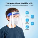Anti Virus  Transparent PET Face Covering Anti-fog Plastic  Face  Shield