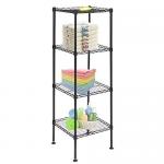 4 Layers Bathroom Lightweight Wire Storage Racks 14 W X 14 D X 54 H for sale