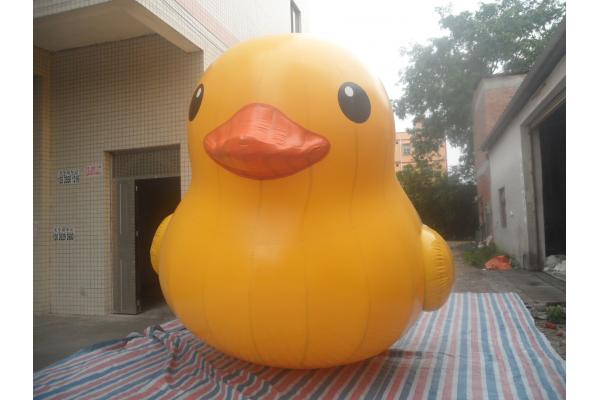 Commercial Show Airtight Inflatable Duck Cartoon For Water Games EN14960 EN71