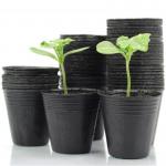 wholesale plastic  seedling tray , soft black pot  for Garden supplies for sale