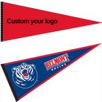 150D Polyester Custom Pennant Banner CMYK Digital Printing for sale