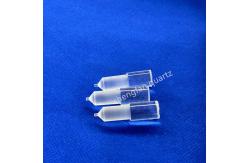 China Custom High Light Transmittance High Purity Full Transparent Slotted Quartz Rod Quartz Boat supplier