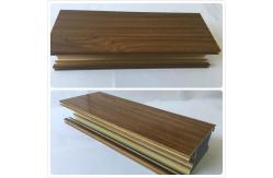 China T5 T6 Clear Texture Wardrobe Aluminium Profile Wood Finish Flexible Antirust supplier
