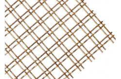 China Staircases Isolation Screen Decorative Wire Mesh 50mm Aperture Square Hole supplier