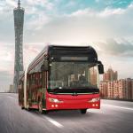 ABS Tire Urban Zev Bus 45 Seat LiFePo4 New Energy City Tour Bus 18m for sale