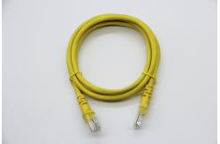 China UTP 26AWG Copper Cat5E Ethernet Patch Cable Round Wire Shape supplier