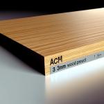 3mm Wooden Aluminum Composite Panel for Indoor Outdoor Use for sale