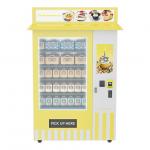 Sandwich Cupcake Fruit Vending Machine With Lift Coolant Function 22 inch LCD for sale