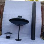 Suspended Wood Burning Hanging Fireplace Customizable