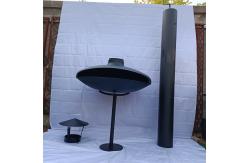 China Suspended Wood Burning Hanging Fireplace Customizable supplier